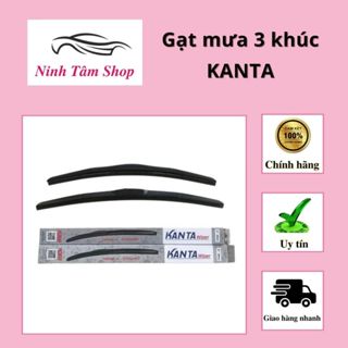 [CHÍNH HÃNG] - Gạt mưa 3 khúc - Gạt mưa chính hãng KANTA CAO CẤP - Phù hợp đa số các dòng xe trên thị trường