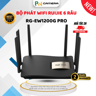 Thiết bị phát wifi Ruijie RG-EW1200G PRO bảo hành 3 năm, 6 râu siêu khỏe