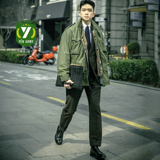  Áo Khoác Kaki Nam Túi Hộp Philaket - Nato - M65 Hàng Kaki Xịn 2 Lớp 