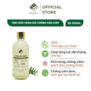 Tinh Dầu Tràm Gió Nguyên Chất ECOCARE Chai 30ml -100ml Giữ Ấm Cơ Thể, Tăng Sức Đề Kháng Cho Bé