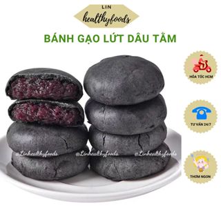   CHÍNH HÃNG  Bánh Gạo Lứt Dâu Tằm Không Đường Không Chất Bảo Quản Bánh Ăn Kiêng Cho Người Giảm Cân Mềm Dẻo Thơm 