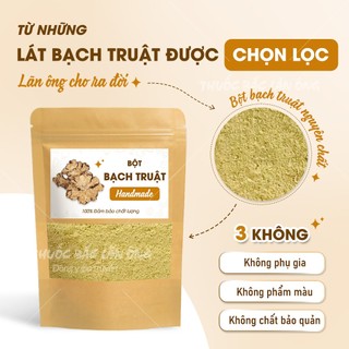 Bột bạch truật 1kg, nguyên chất, thơm mịn, bột thảo mộc pha uống, đắp mặt, làm đẹp - Lãn Ông