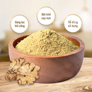Bột bạch truật 100g, nguyên chất, thơm mịn, bột thảo mộc pha uống, đắp mặt, làm đẹp - Lãn Ông