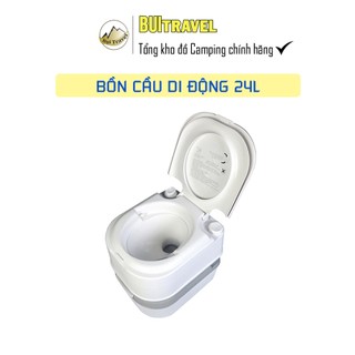 [Ảnh thật] Bồn vệ sinh di động dã ngoại 24L - Tolet di động (tặng kèm túi đựng)