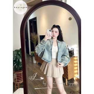 Áo khoác bò rách qc l1 - ảnh thật