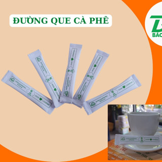Đường Que Cà Phê 6g ( 50 que/gói) - Đường que Bốn Mùa - Stick sugar - Kho Nguyên liệu Pha Chế