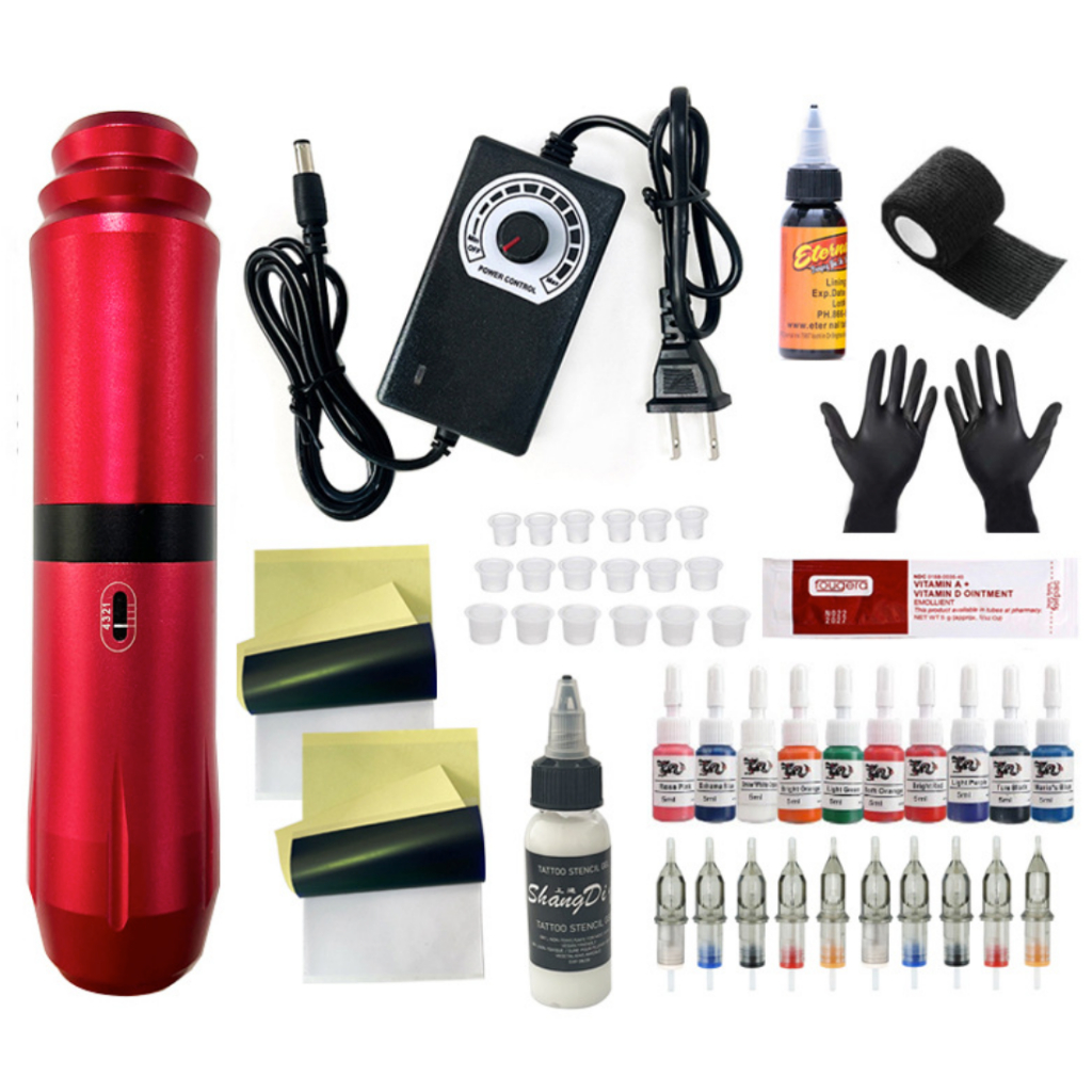 Combo bộ máy Pen xăm thẩm mỹ-xăm hình nghệ thuật