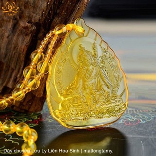 Dây chuyền lưu ly Liên Hoa Sinh Đại Sư