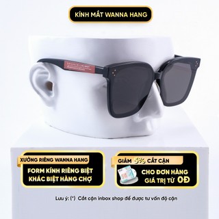 Kính râm thời trang HER nam nữ mắt vuông đẹp chống tia UV chống chói cao cấp Wanna Hang WHGM33