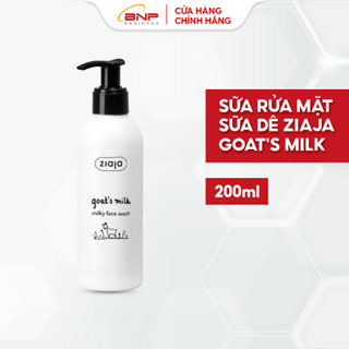 Sữa rửa mặt sữa dê trắng da cho da khô Ziaja Goat's Milk Milky Face Wash 200ml