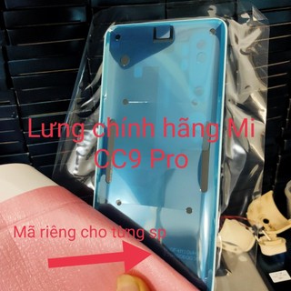 Nắp lưng Mi CC9 Pro / Mi note 10 pro chính hãng