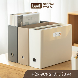 Khay đựng tài liệu đa năng LoviOffice 2595 để sách vở văn phòng phẩm để bàn có tay cầm tiện lợi