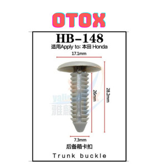 Bộ 20 đinh tán, chốt vít nở vit Nhựa Loại 1 cho xe hơi ô tô honda Nhựa Nylon Polyme AHB148