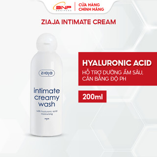 Dung dịch vệ sinh phụ nữ Intimate Ziaja bổ sung Hyaluronic dưỡng ẩm dịu nhẹ, khử mùi hôi, ổn định độ pH 200ml
