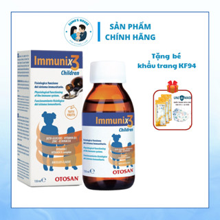 SIRO  IMMUNIX 3- siro hỗ trợ tăng cường sức khỏe, tăng sức đề kháng,thơm ngon, phù hợp với trẻ em.