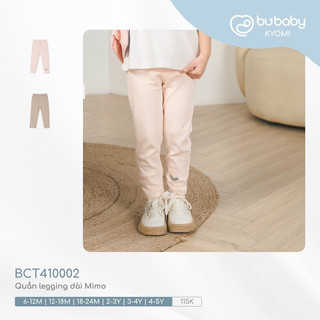 BUBABY Quần dài legging cho bé trai bé gái hãng Bu Baby