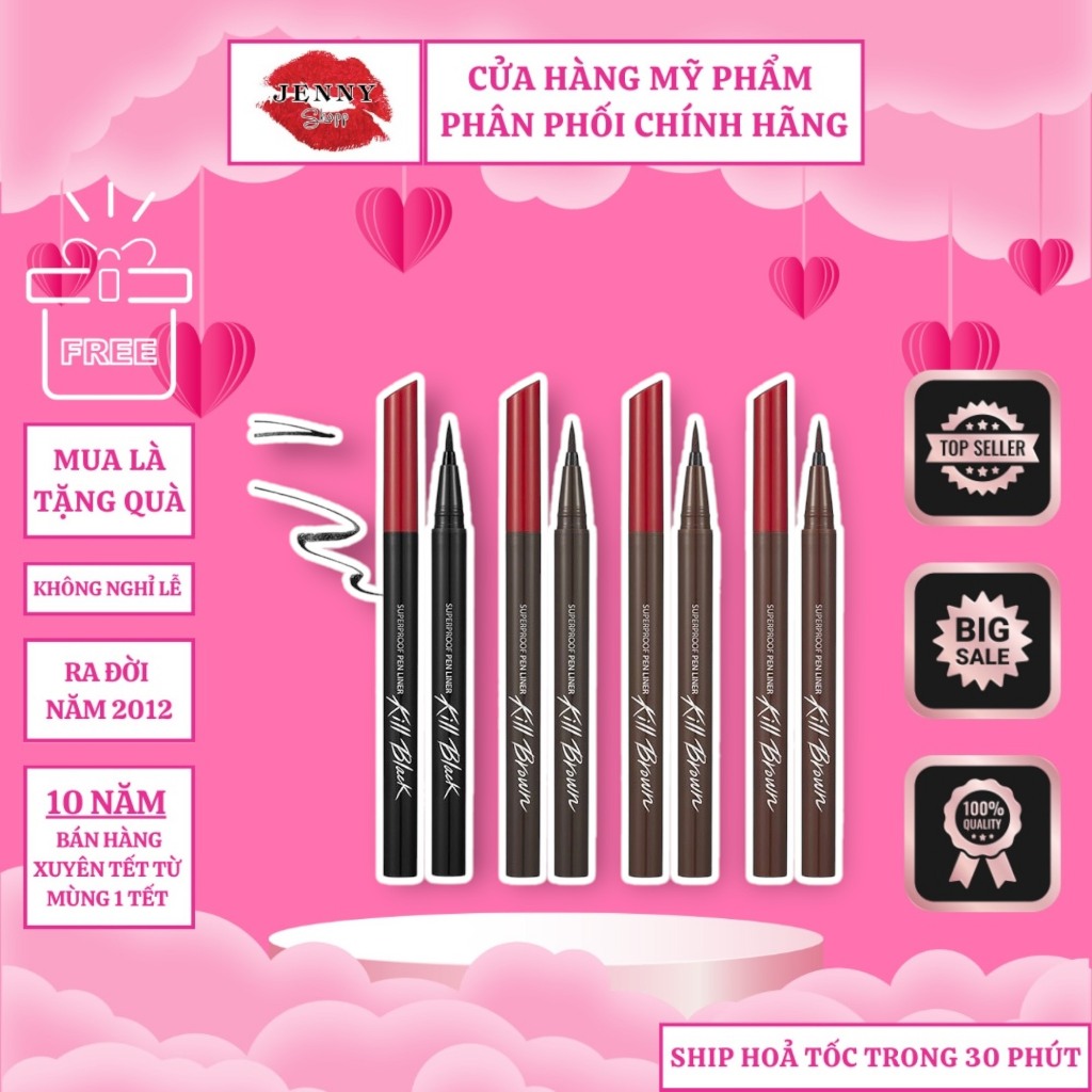 Dạ Kẻ Mắt Clio Waterproof Brush Liner