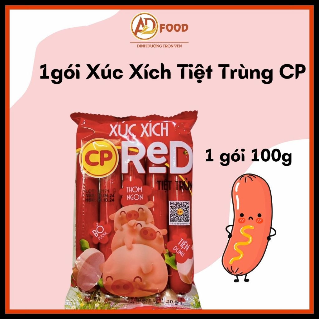 100G XÚC XÍCH TIỆT TRÙNG HEO