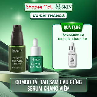 Combo sâm cau rừng mq skin - serum tái tạo và serum phục hồi