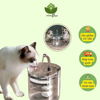 Vòi uống nước thông minh dành cho chó mèo, máy uống nước cảm biến thú cưng cho mèo