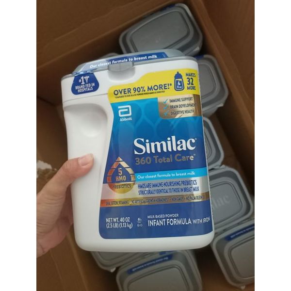Sữa Similac 360 Total care lon nhựa size 1.13kg 0-12 tháng DATE 2026