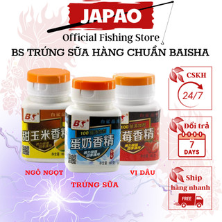 Mồi câu cá bột BS trứng sữa Japao bột bs phụ gia câu cá