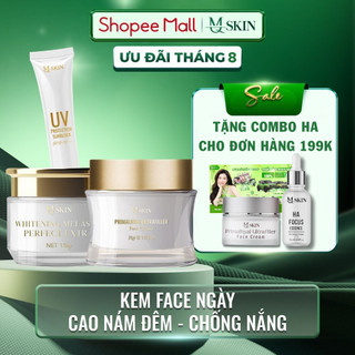 Combo cao ná.m, kem face, kem ch.ống nắng sâm vàng mq skin