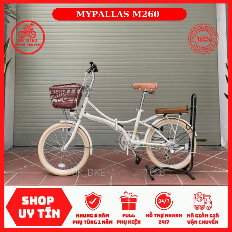 Xe Đạp Gấp MYPALLAS M260 2025 Nhật Bản • Cực bền & chắc chắn