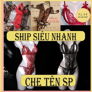Đồ lót ren lưới - đồ ngủ liền thân gợi cảm B98