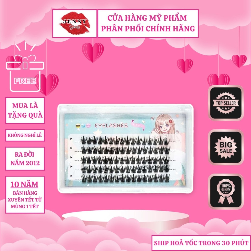 Mi Giả 3D Tự Nhiên - Mi Nối Gắn Sợi