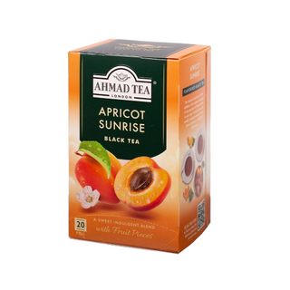 Trà đen hương Mơ vàng Ahmad - Ahmad Apricot Sunrise 40g/20bags (túi lọc có bao thiếc - 20 túi/hộp)