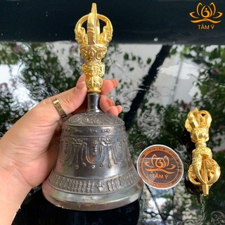 Chuông Chày Kim Cang Thủ Công Nepal 5 chẽ - 9 chẽ Tổng Hợp Mật Tông Tâm Ý