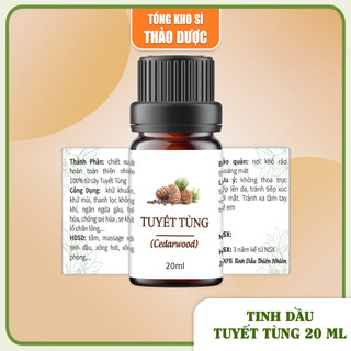 Tinh dầu Tuyết Tùng 20ml, cao cấp nhập khẩu, hương thơm tự nhiên, cân bằng cảm xúc.