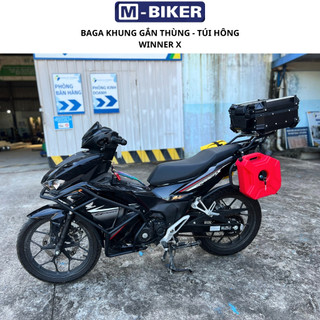 Chống đổ winner x, khung bảo vệ xe honda winner x sơn tĩnh điện màu đen chính hãng Mbiker.