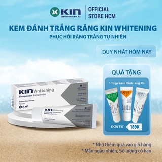 Kem đánh răng làm trắng răng kin whitening giảm ố, loại bỏ mùi hôi, răng trắng sáng tự nhiên 75ml