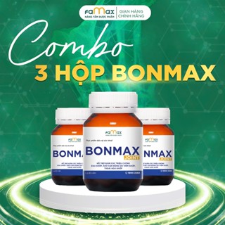 3 HỘP VIÊN UỐNG XƯƠNG KHỚP HỖ TRỢ GIẢM VIÊM, SƯNG, ĐAU KHỚP BONMAX JOINT 30 VIÊN THƯƠNG HIỆU FAMAX