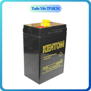 Bình khô, ắc quy khô 6v-5ah kentom cho đèn sạc quạt sạc kentom