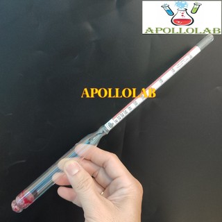 [Hàng Pháp ] Cồn kế 0-100 độ cao cấp đo nồng độ cồn dung dịch