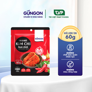  Combo 3 gói gia vị muối kimchi GUNGON 60g bột muối kim chi cải thảo củ cải cải bẹ xanh 