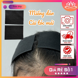 Combo 2 miếng dán cài tóc mái siêu dính và chắc màu đen