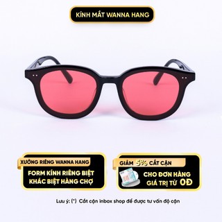 Mắt kính mát LANG Hàn Quốc thời trang nam nữ chống chói chống tia UV cao cấp Wanna Hang WHGM11