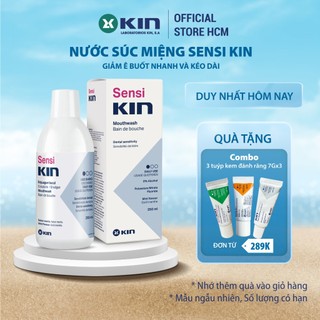 Nước Súc Miệng Sensi Kin Giảm Ê Buốt, Ngăn Ngừa Tái Phát Cho Răng Nhạy Cảm 250ml
