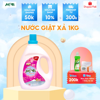 Nước giặt xả mori can 1kg, nước giặt đậm đặc hương nước hoa mr005