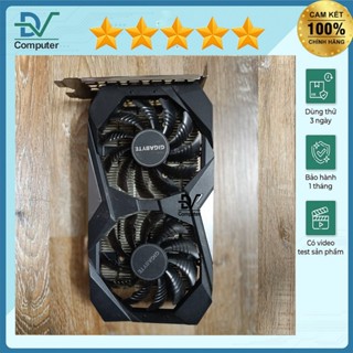  VGA GTX 1650 4GD5,D6 hãng GIGABYTE 2fan 1fan đẹp BẢO HÀNH 1 tháng chơi game ngon 