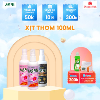Xịt xả vải khô Thơm Quần Áo MORI 100ml Khử Mùi Ẩm Mốc lưu hương 4h MR012
