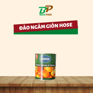 Đào Ngâm Nước HOSE 820g - CAM KẾT ĐÀO GIÒN - Nguyên Liệu Trà Đào