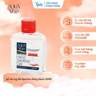 Gel rửa tay diệt khuẩn không dùng nước Aquavera 100ml