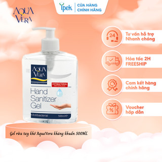  Gel rửa tay diệt khuẩn AQUAVERA -500ml 