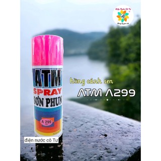 Sơn xịt atm spray màu hồng a299