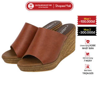 Dép đế xuồng nữ KOSU cao gót 8cm quai ngang siêu nhẹ, chống thấm nước, trơn trượt K-20970 chính hãng kobe Nhật Bản